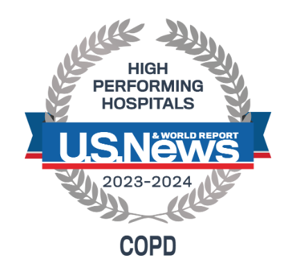 USNWR badge COPD 2023-2024